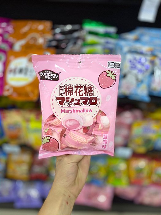 Marshmallow Tommy´s Pig Morango 60g