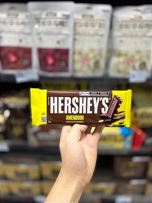 Barra de Chocolate Hersheys Amendoim 75g