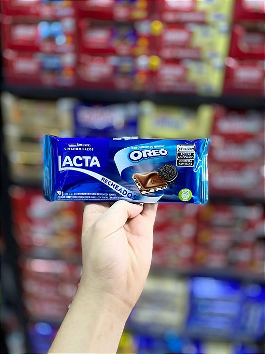 Barra de Chocolate Lacta Oreo 90g