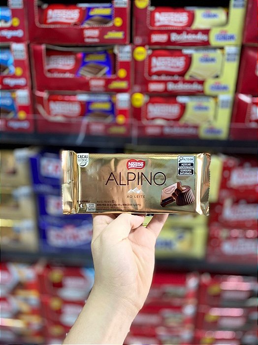 Barra de Chocolate Nestle Alpino 80g