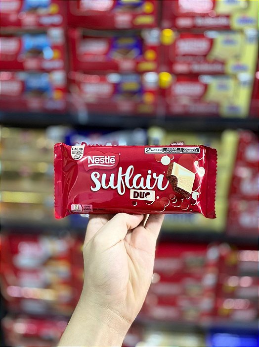 Barra de Chocolate Nestle Suflair Duo 80g