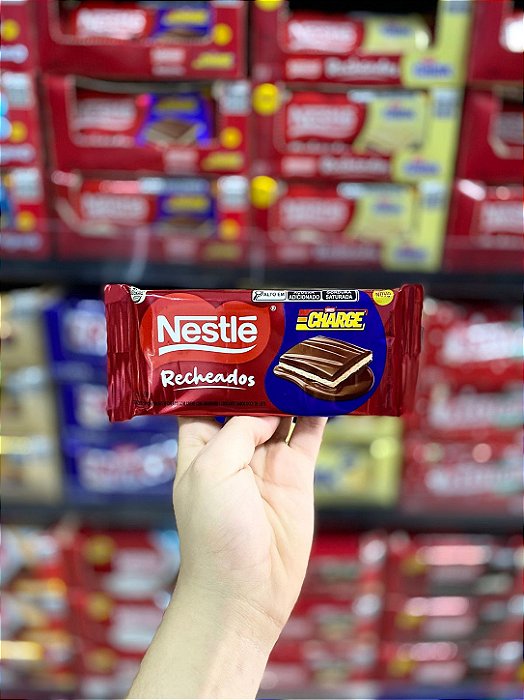 Barra de Chocolate Nestle Recheada Charge 90g
