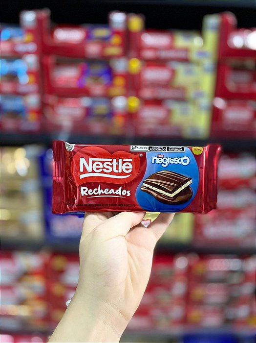 Barra de Chocolate Nestle Recheada Negresco 90g