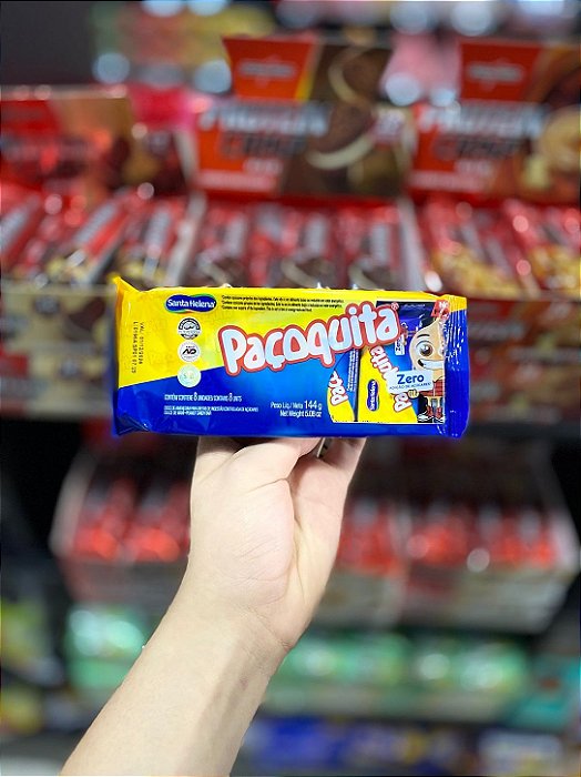 Pacote Paçoquita Santa Helena Zero Adição De Açucar 144g