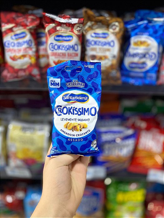 Amendoim Crocante Santa Helena Levemente Salgado 90g