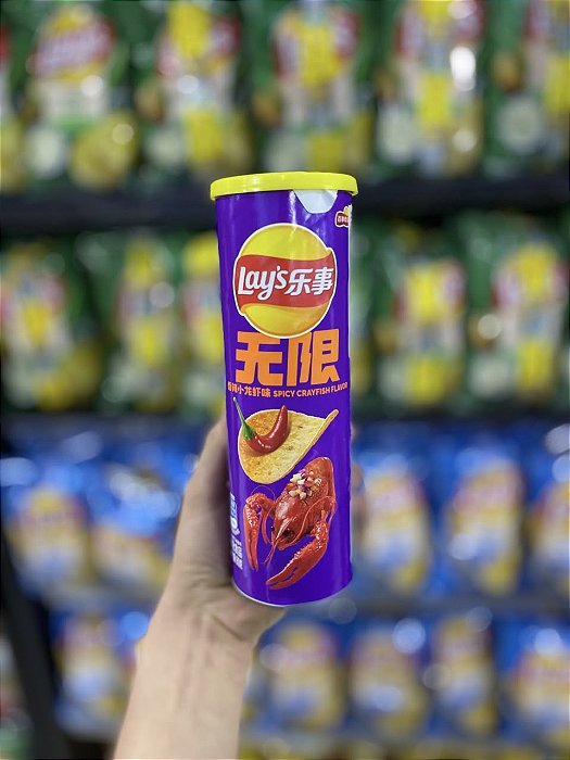 Batata Lays Chinesa Lagostim Apimentado 90g