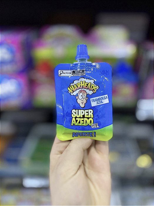 Gel Warheads Super Azedo Framboesa Azul 20g