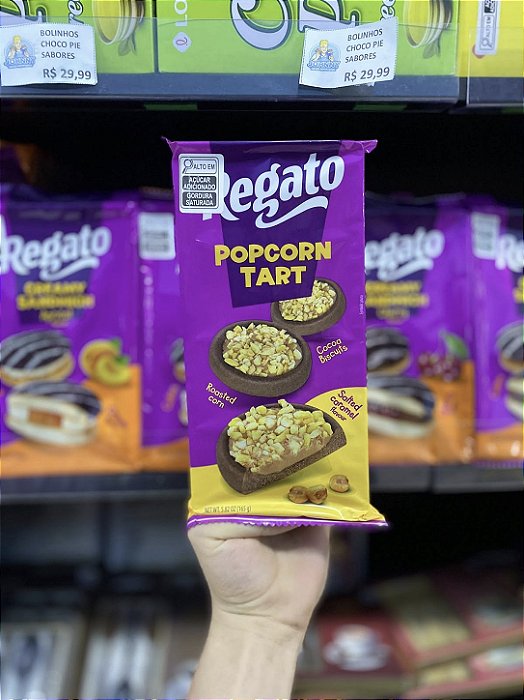 Bolinho Regato Popcorn Tart 165g