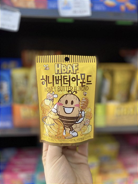 Snack Coreano Honey Butter Almond 40g