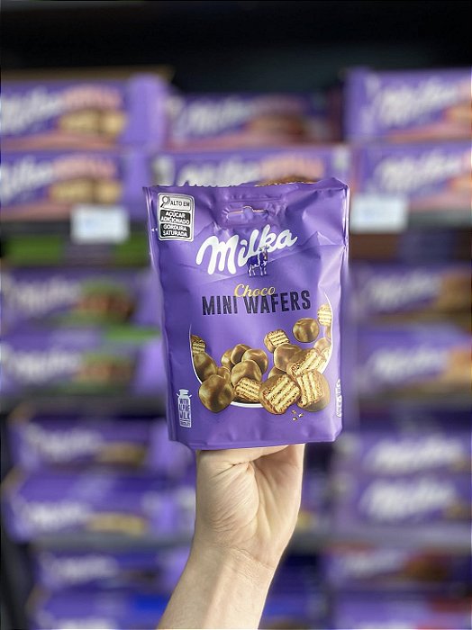 Biscoito Milka Choco Mini Wafers 110g
