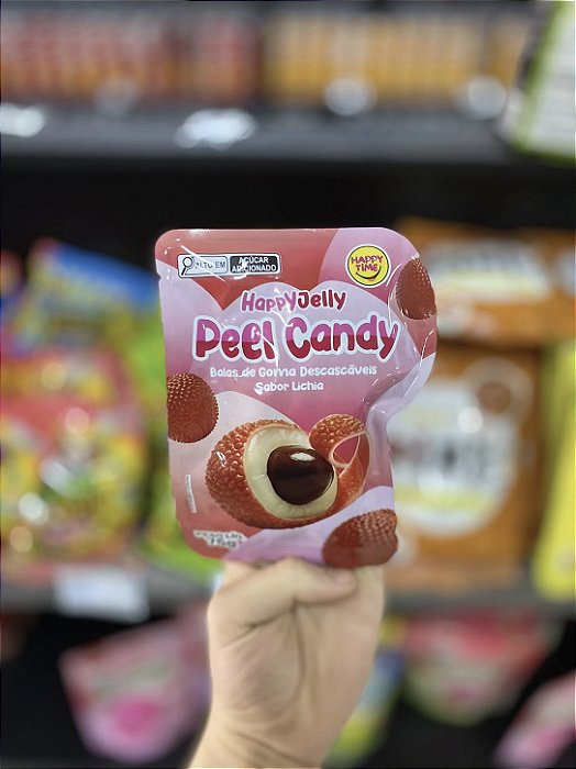 Bala Happy Jelly Peel Candy Lichia 75g