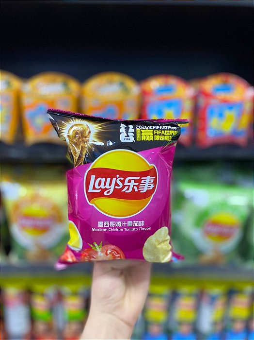 Batata Lays Chinesa Tomate Com Molho Frango Mexicano 70g