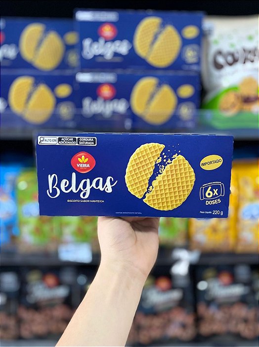 Biscoito Vieira Belgas Manteiga 220g