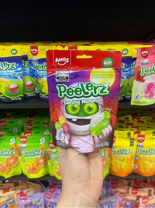 Bala Amos Peelerz Gummy Mummies 65g