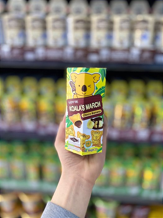 Biscoito Lotte Koala´s Choco Banana 37g