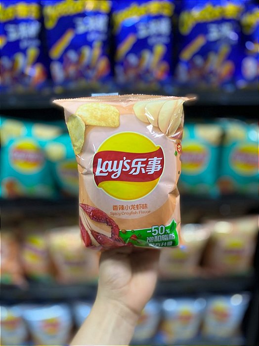 Batata Lays Importada Lagostim Apimentado 70g