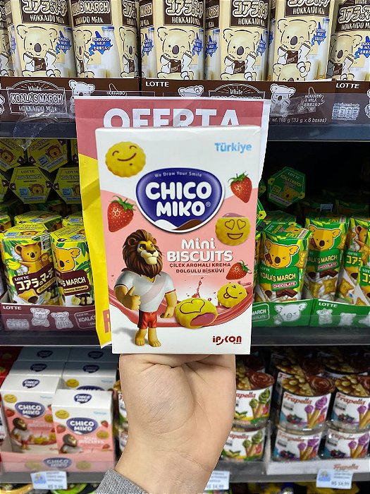 Mini Biscuits Chico Miko Strawberry 40g