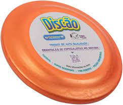 Discão Laranja Brinquedo Frisbee para Cães - Pet Games