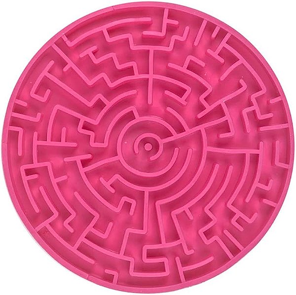 Labirinto Pet Games cor pink - tamanho P - Tapete para Lamber