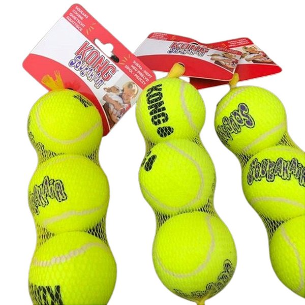 Kong Squeakair Tennis Balls Medium - 3 unidades