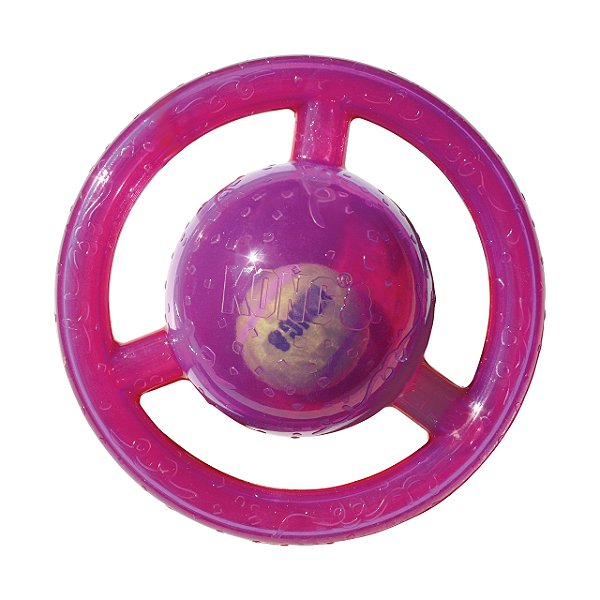 KONG Jumbler Disc LG/XL grande rosa