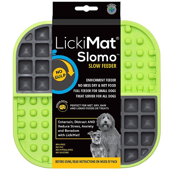 Tapete de Lamber para Cachorro LickiMat Slomo Verde