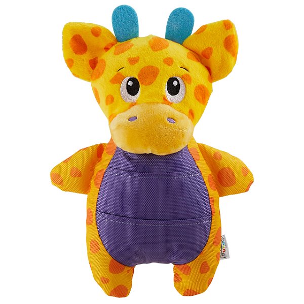 Pelúcia Recheável Girafa para colocar petiscos com apito Puzzle Palz Giraffe Outward Hound