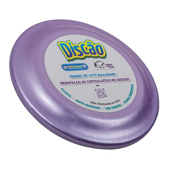 Discão - Brinquedo Frisbee para Cães - Pet Games - Cores variadas