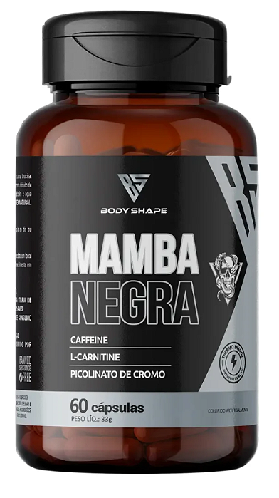 Termogênico Mamba Negra Body Shape 60caps
