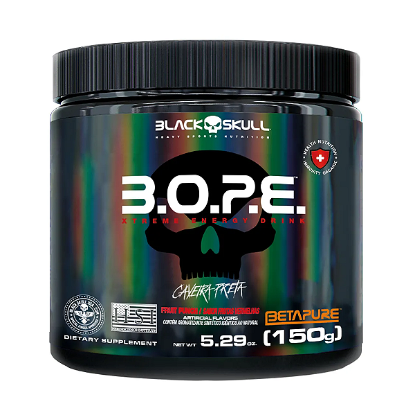 Pré-Treino BOPE Black Skull 150g