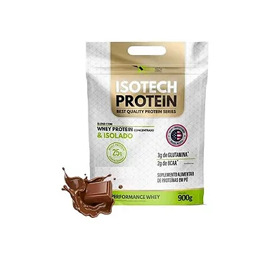 Whey Isotech (Concentrado + Isolado) Clean Tech 900g Refil