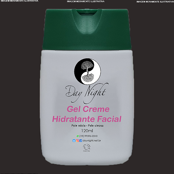 Gel Creme Hidratante Facial 120ml