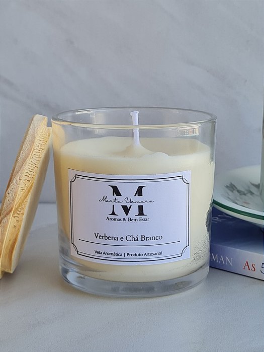 Vela Aromática Verbena e Chá Branco