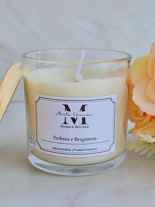 Vela Aromática Verbena e Bergamota