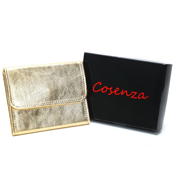 Carteira Feminina Couro Legitimo Pequena - Dourado