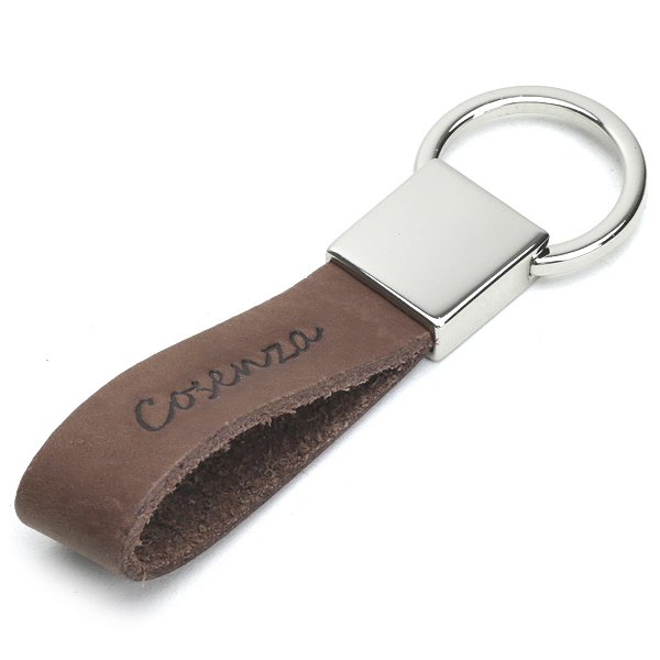 Chaveiro Masculino Com Argola Rebatível E Tira Em couro - Café Fóssil