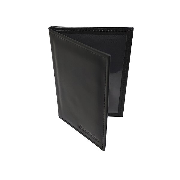 Carteira Masculina Porta Cartão Proteção Rfid Couro Legitimo - Preto