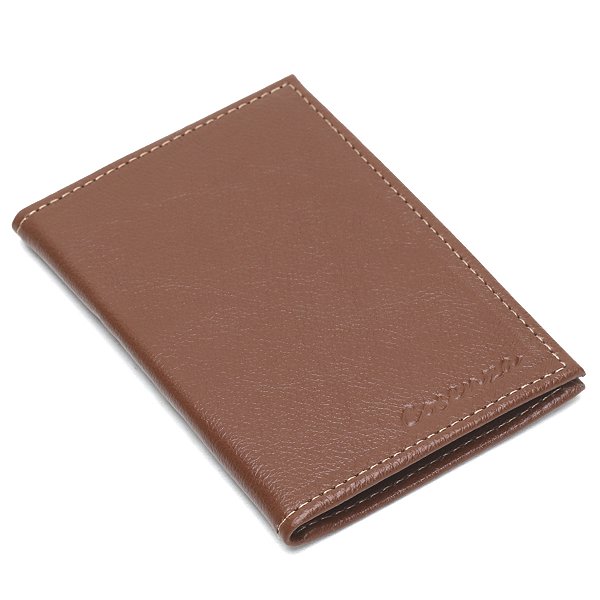 Carteira Feminina Porta Cartão Proteção Rfid Couro Legitimo - Marrom