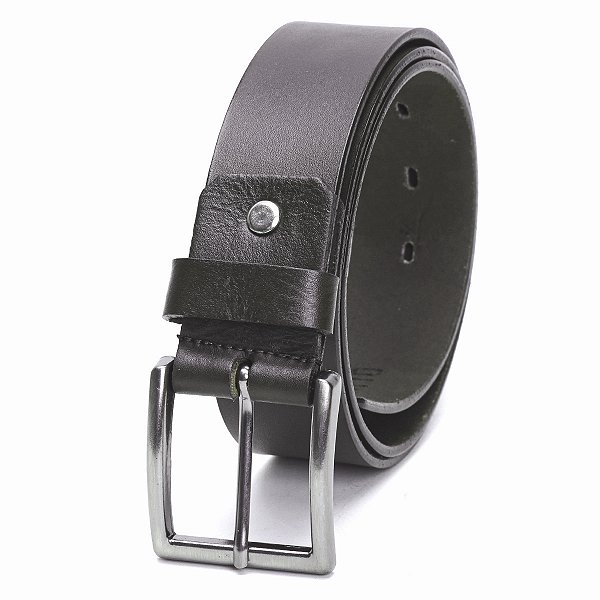 Cinto Masculino Social Sport Couro Legitimo 4 Cm - Café