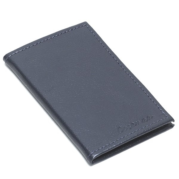 Carteira Masculina Porta Cartão Documento Couro Legitimo - Azul Marinho