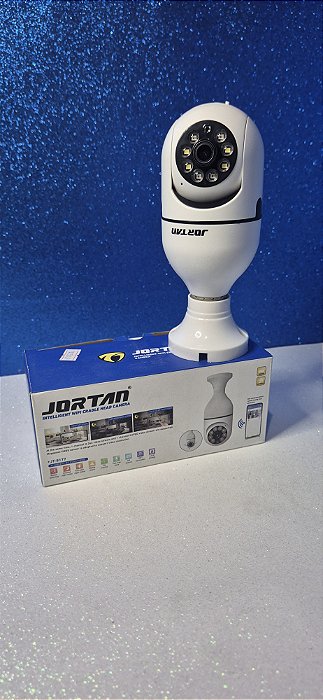 Camera Smart Wifi Inteligente Panorâmica sem fio giratória 360 full HD visão noturna segurança - bivolt
