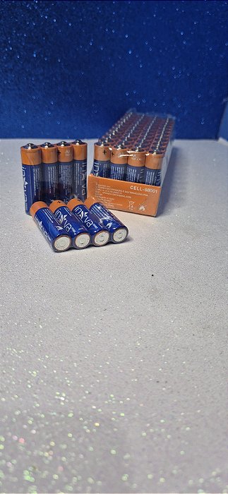 Pilha Alcalina AA 1.5V com 4 unidades