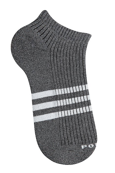 REF: 2065 - KIT URBAN INVISÍVEL MEIA TOALHA BR/PR/MS - TAM. 34 A 39 - 3 PARES