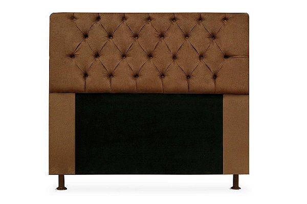 Cabeceira Mirage 90 CM Suede Marrom