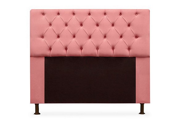Cabeceira Mirage 160 CM Suede Rosa