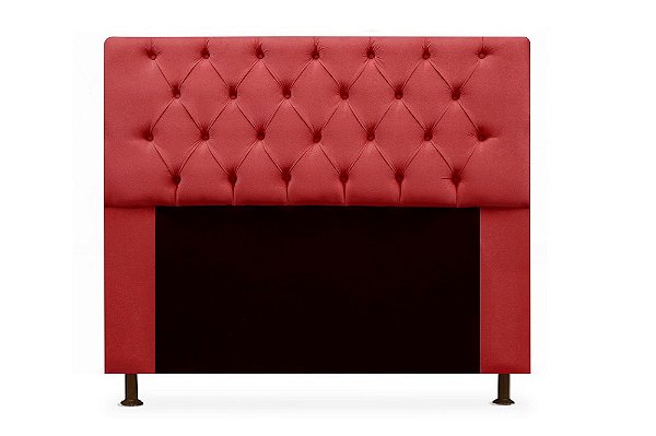 Cabeceira Mirage 195 CM Suede Vermelho