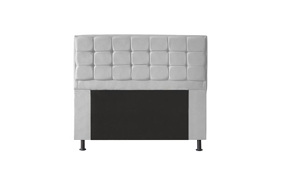 Cabeceira Copenhague 90 CM Suede Cinza