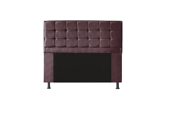 Cabeceira Copenhague 140 CM Suede Bordô