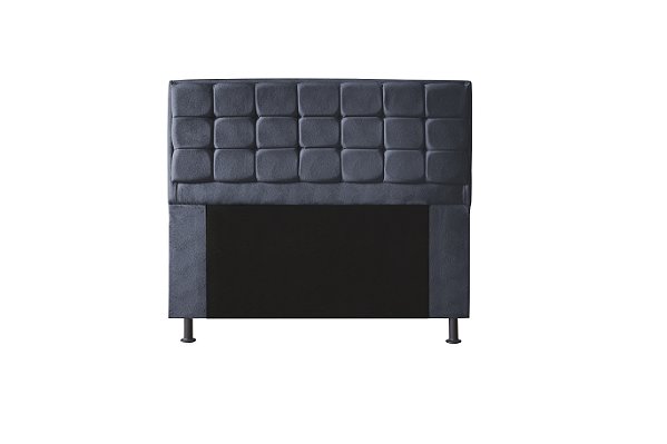 Cabeceira Copenhague 195 CM Suede Azul Marinho