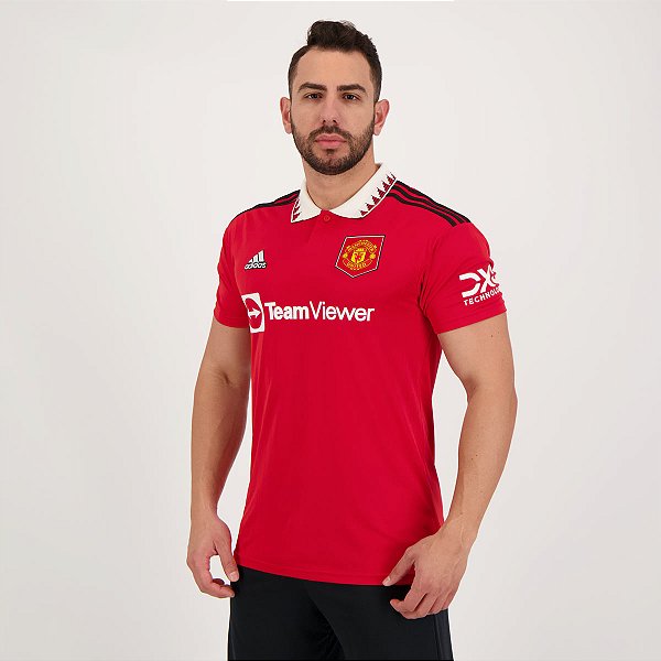 Camisa Adidas Manchester United Home Vermelha